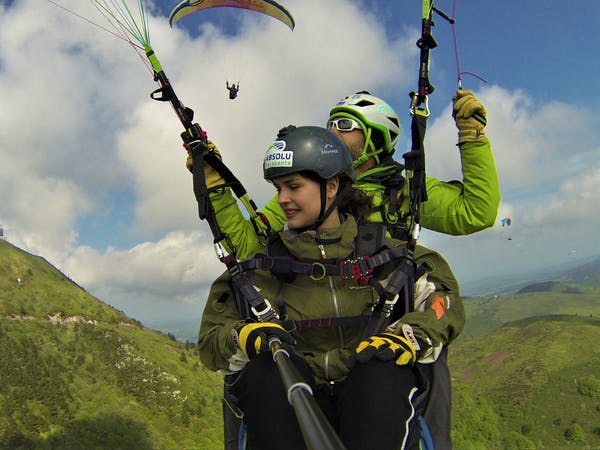 Saut en parapente Puy de Dôme