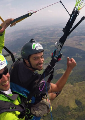 VIP paragliding flight