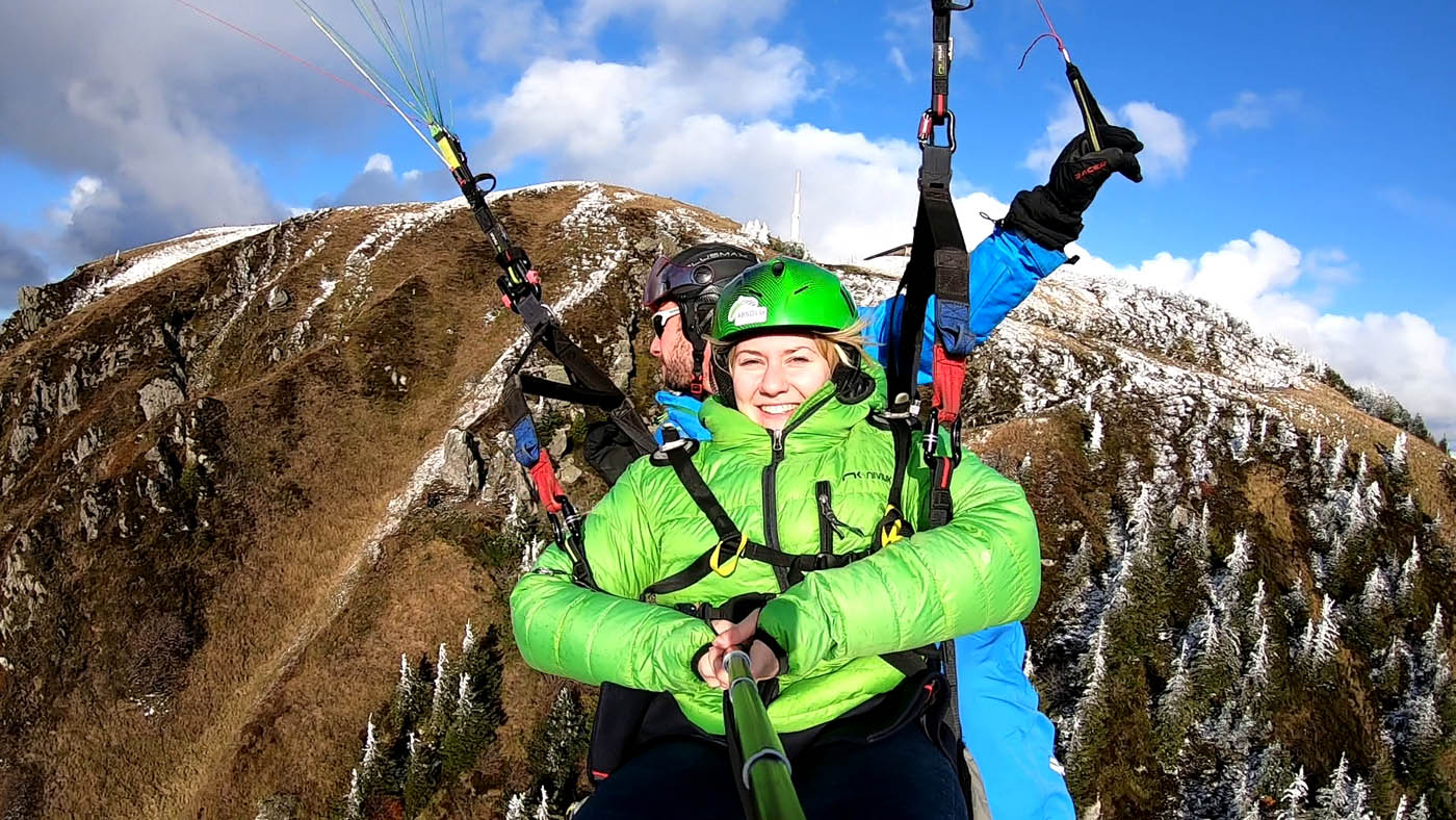 tenue pour faire du parapente en hiver