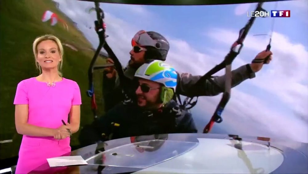 Absolu parapente au journal de TF1