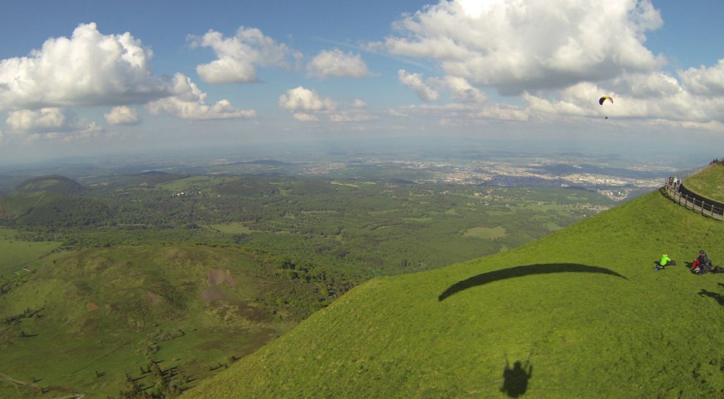 Décollage Nord Parapente Puy de Dôme