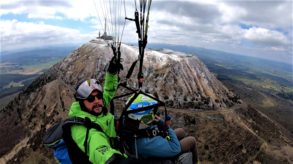 Photo Parapente Puy de Dôme hiver