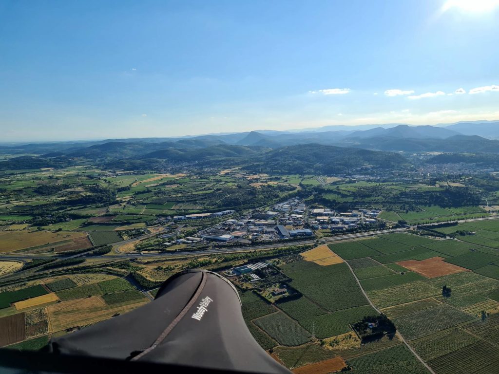 survol de Clermont l'Herault