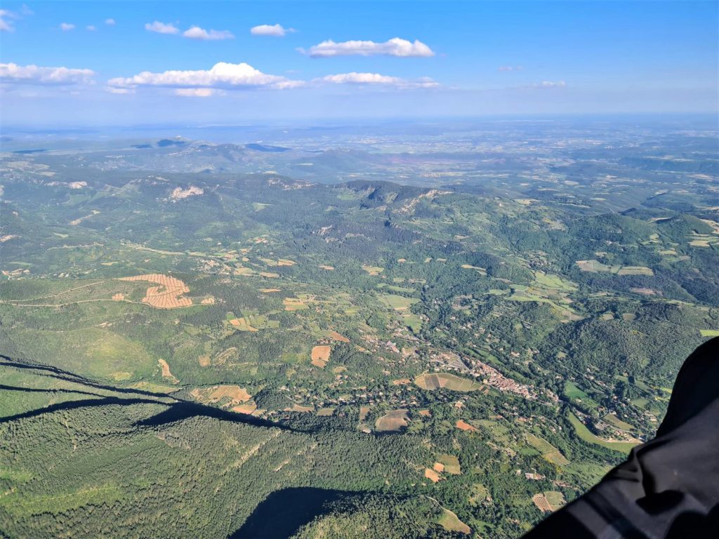 record Puy de Dôme parapente Etang de Thau