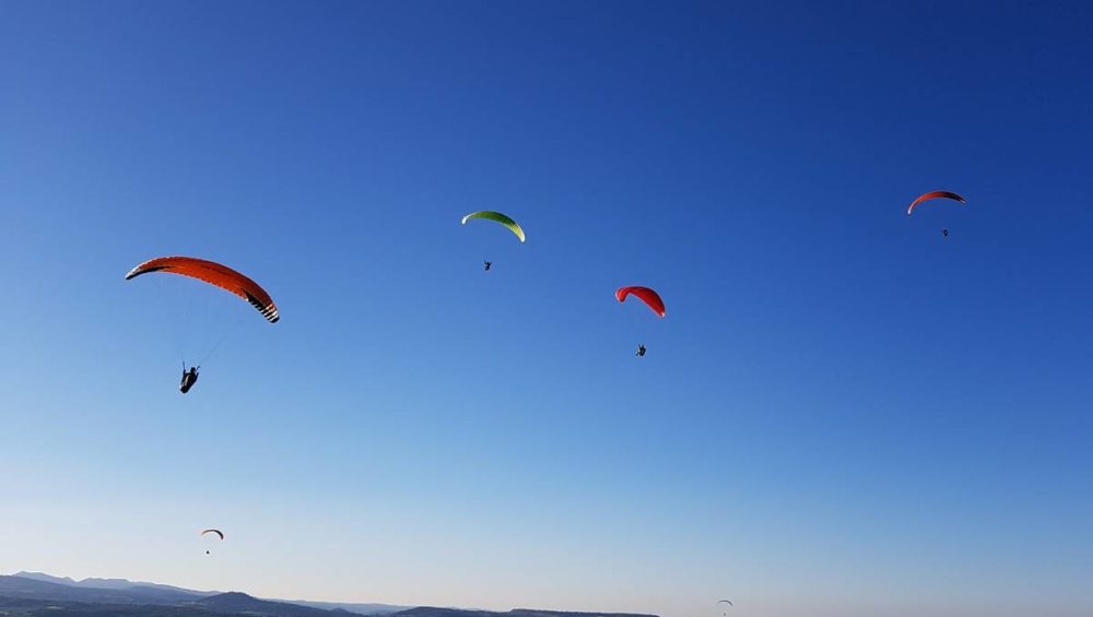 meilleurs sites de parapente d'Auvergne