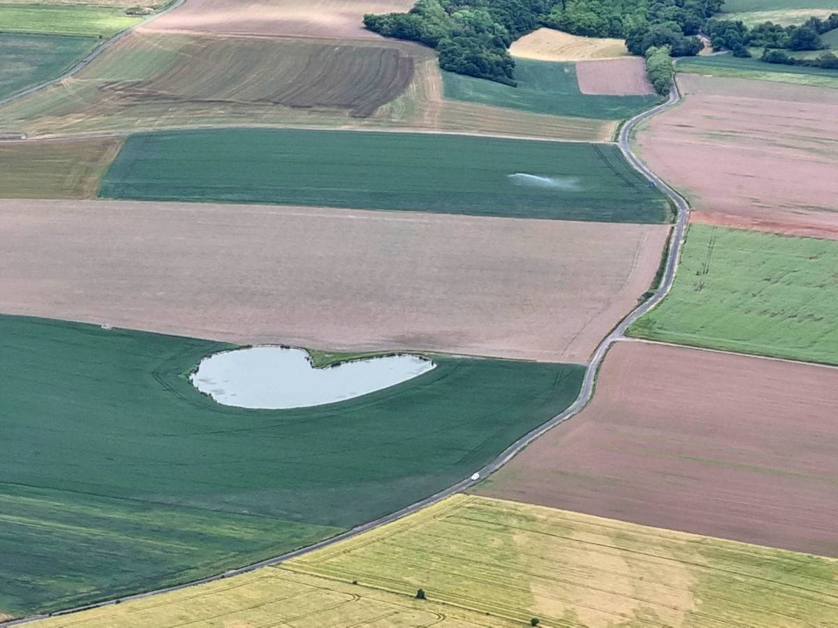 Coeur de Pardines en parapente