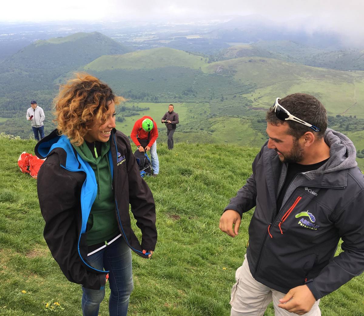 déroulement briefing parapente au Puy de Dôme