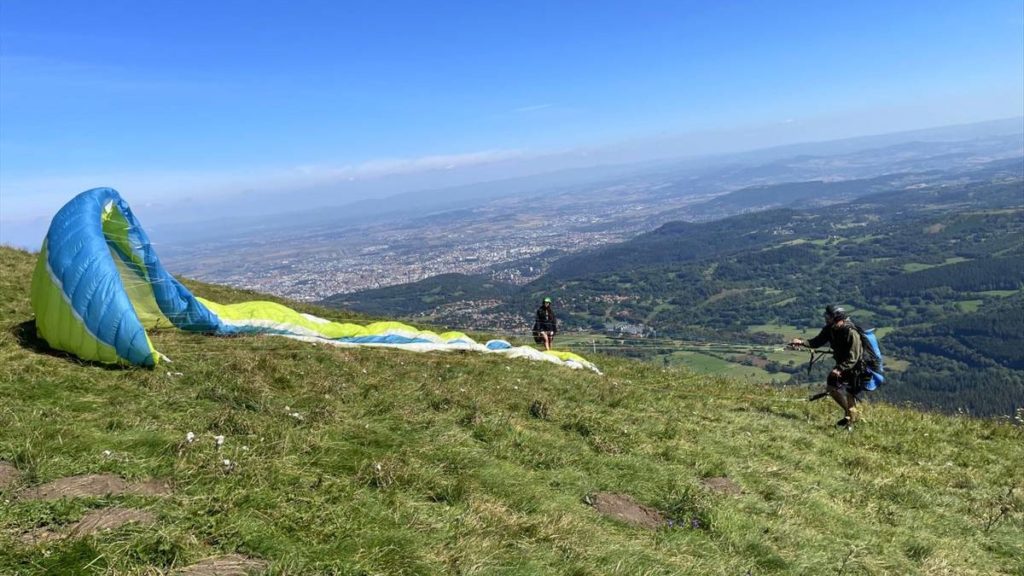 déroulement préparation voile baptême parapente