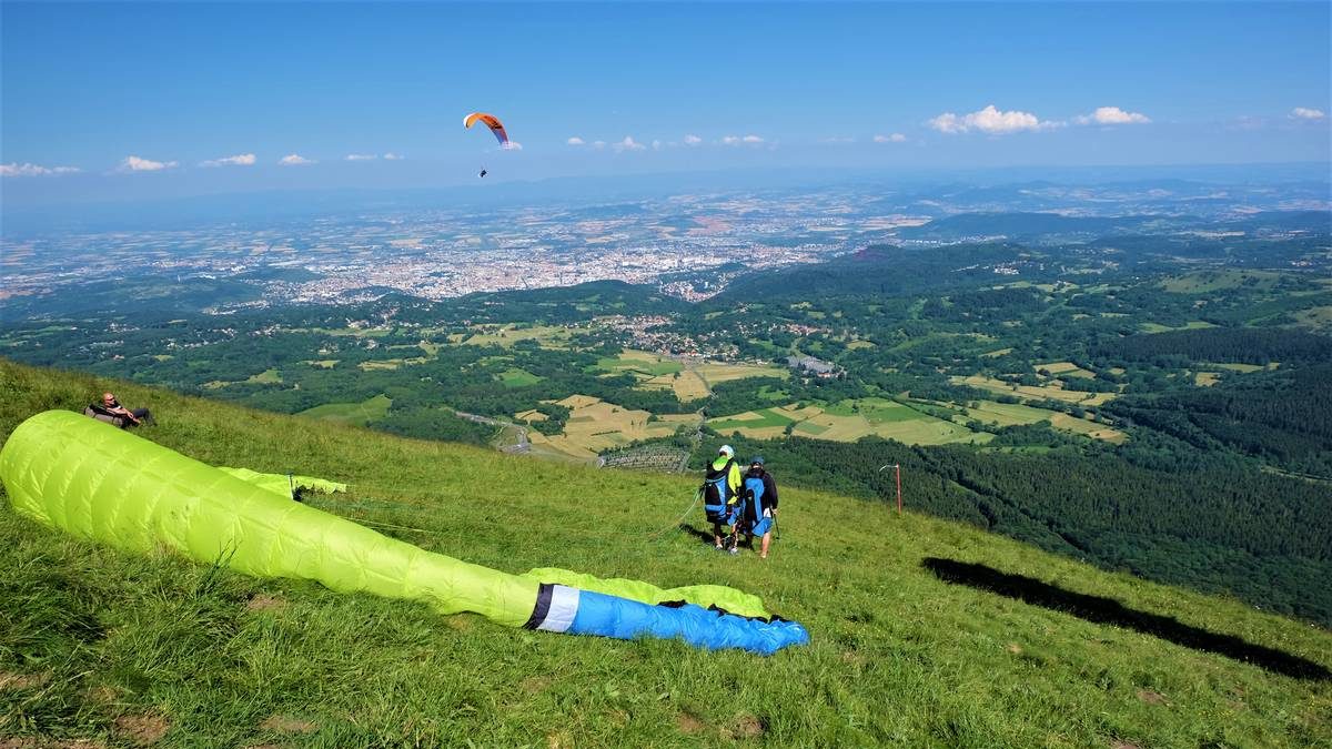 déroulement décollage parapente biplace