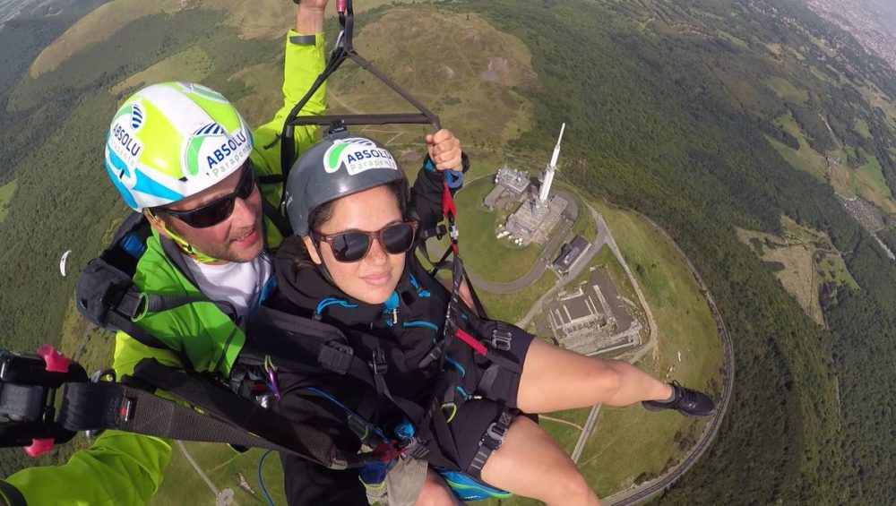 déroulement vol en parapente puy de dôme