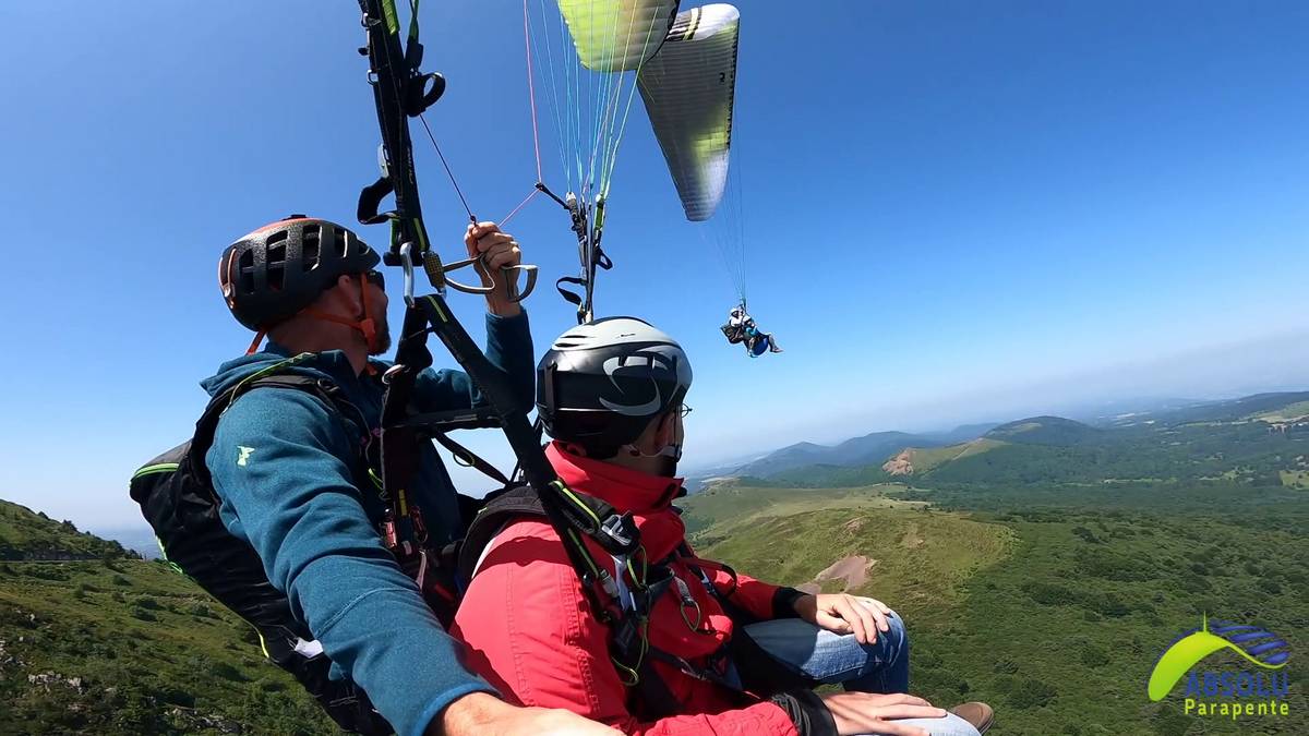 comment se déroule un vol en parapente en duo