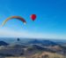 visite aérienne des volcans d'auvergne en paramoteur et montgolfière