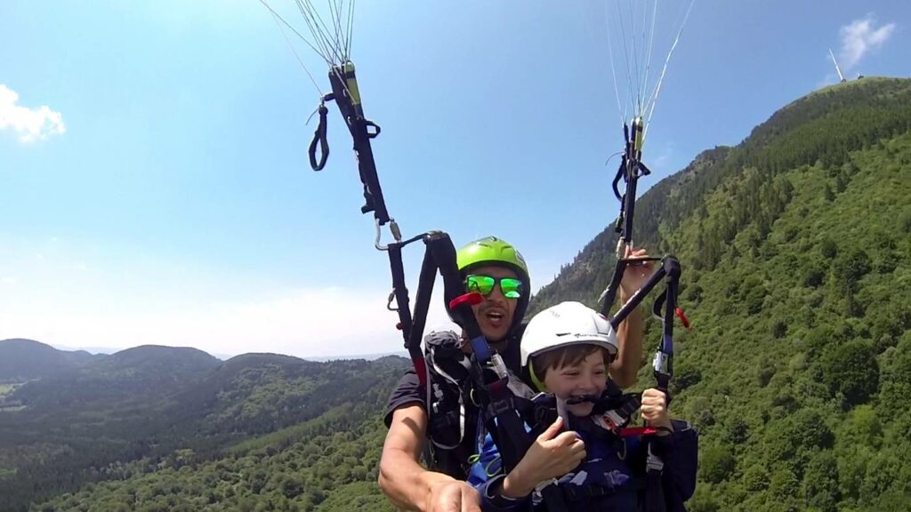 baptême parapente enfant