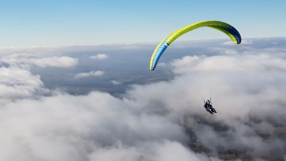 record altitude parapente