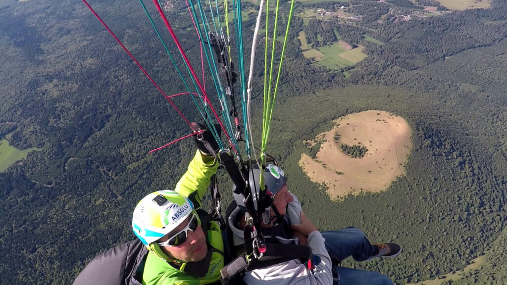 peur du vide en parapente