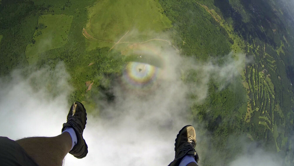 vertige en parapente